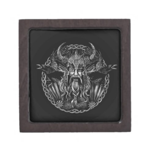 Odin and his ravens Huginn and Muninn Gift Box