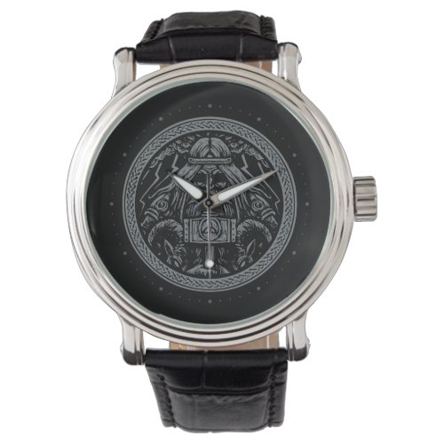 Odin Hammer runes ravens Viking Mythology Valhalla Watch