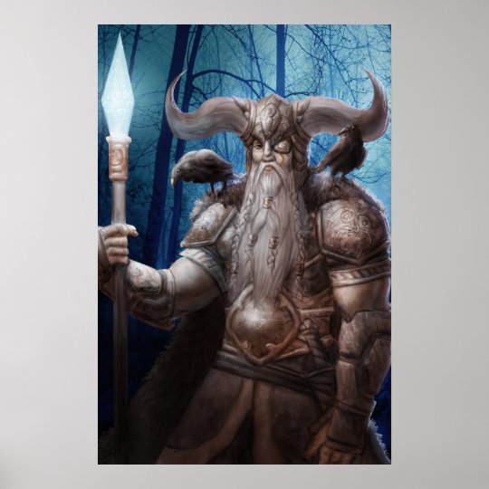 Odin - large poster | Zazzle.com