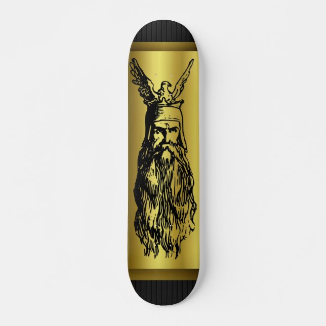 Odin - Norse God Skateboard Deck (Front)