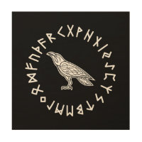 Odin Raven Crow Viking Mythology runes runic