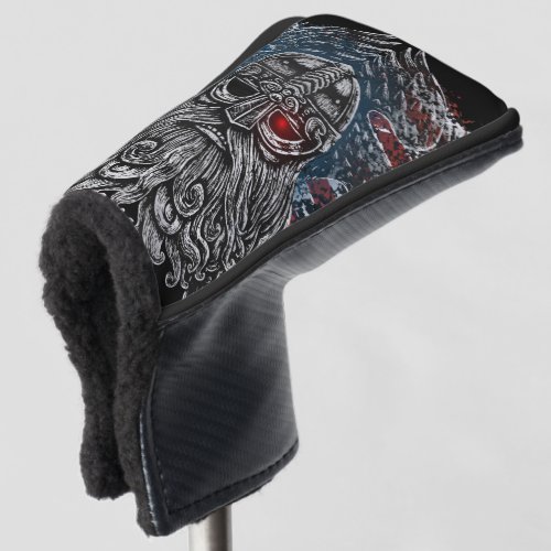 Odin ravens and swords Viking Mythology USA flag Golf Head Cover