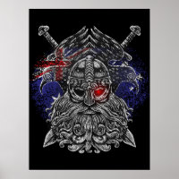 Odin ravens swords Viking Mythology Australia flag