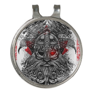Odin ravens swords Viking Mythology Canada flag Golf Hat Clip