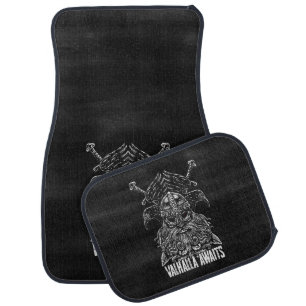 Odin ravens Viking Mythology Valhalla awaits Car Floor Mat