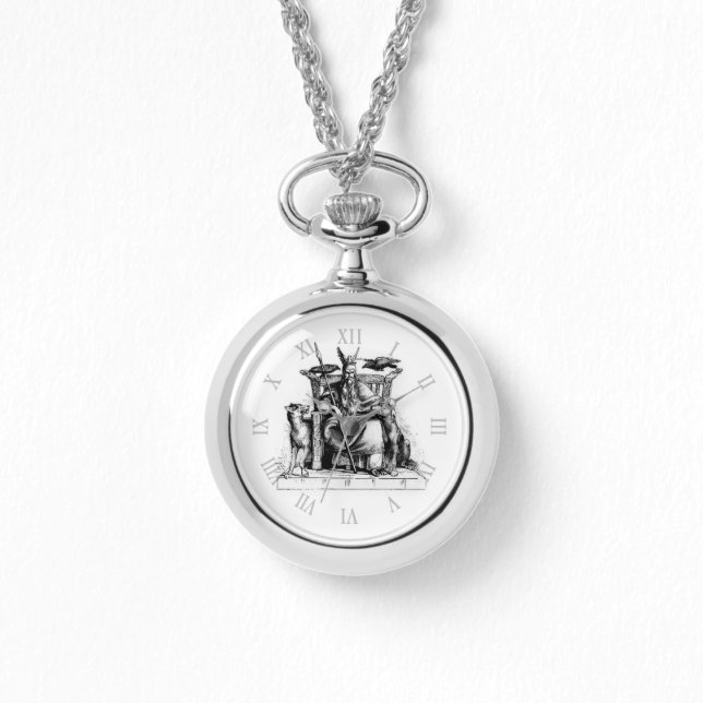 Odin ravens Viking Mythology Valhalla awaits Stone Watch (Front)