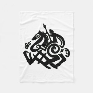 Odin Riding Sleipnir Blanket