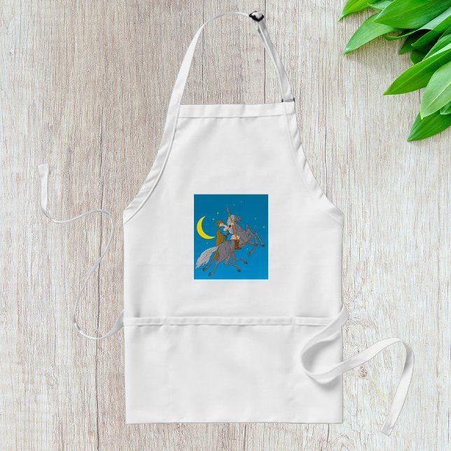 Odin Riding Sleipnir Norse Mythology Viking God  Adult Apron (Creator Uploaded)