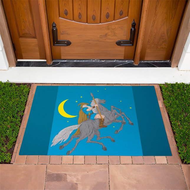 Odin Riding Sleipnir Norse Mythology Viking God  Doormat (Creator Uploaded)