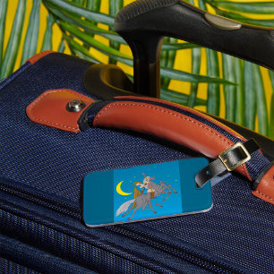 Odin Riding Sleipnir Norse Mythology Viking God  Luggage Tag