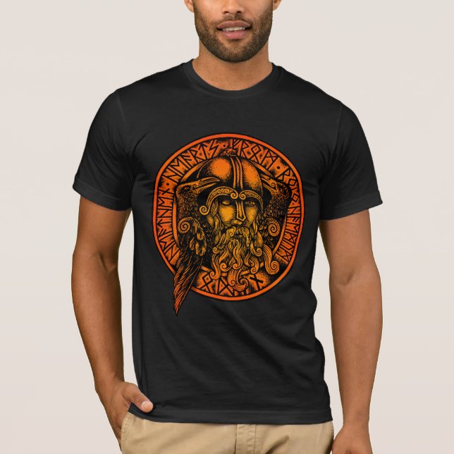 Odin Runes, Tree Of Life Shirt (Front)