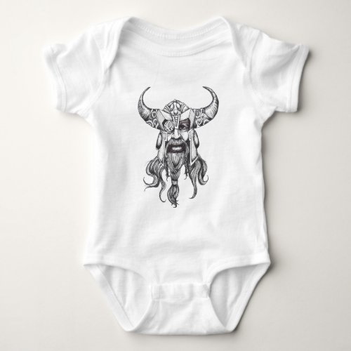 Odin the Great Norse God Baby Bodysuit