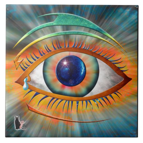 Odins Eye Ceramic Tile