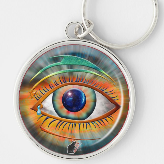 Odin's Eye Keychain (Front)