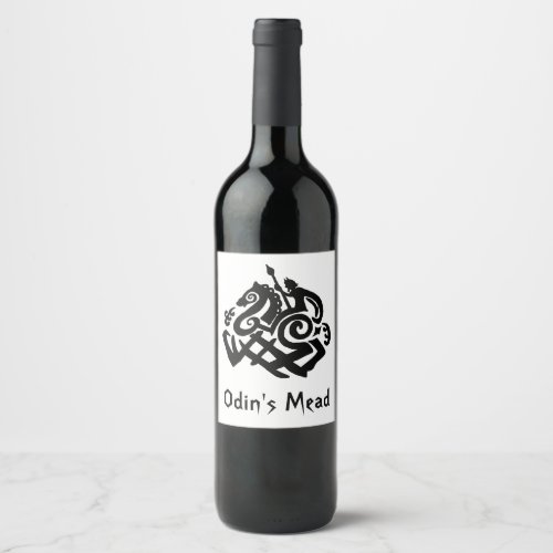 Odins Mead Wine Label