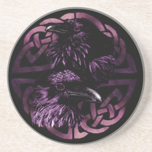 Odins Ravens Drinking Coasters