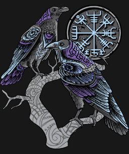 huginn and muninn t shirts t shirt design printing zazzle