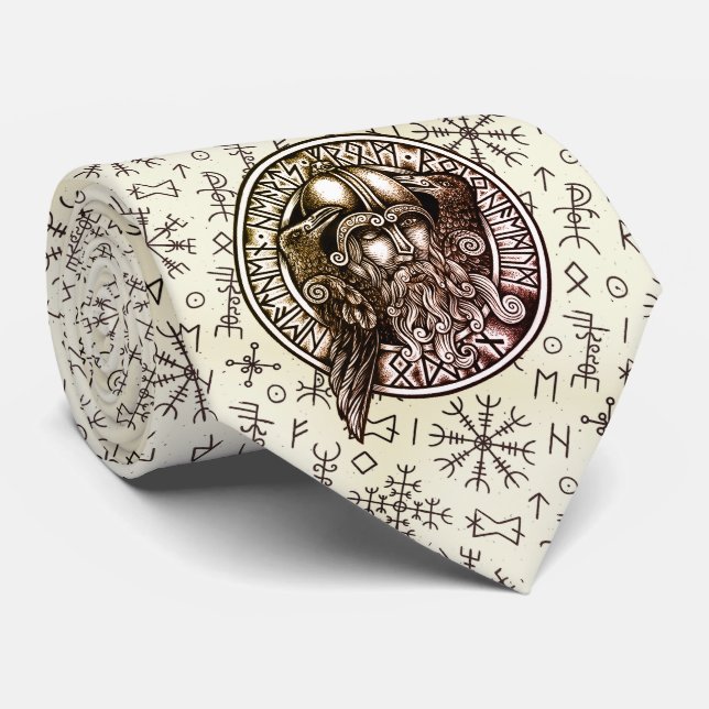 Odin's Rune Tie (Rolled)