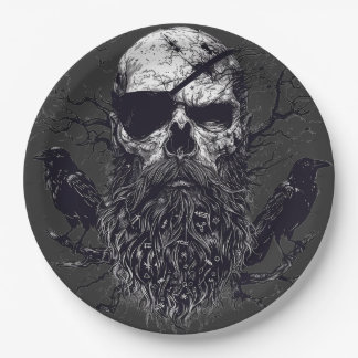 Odin's Whisper: Viking Spirit Invocation Paper Plates
