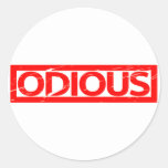 Odious Stamp Classic Round Sticker