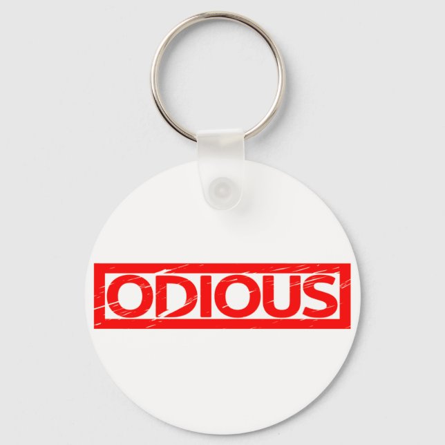 Odious Stamp Keychain (Front)