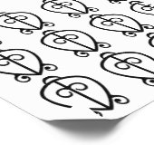 Odo Nnyew Fie Kwan | Power of Love Symbol Temporary Tattoos (Angled)