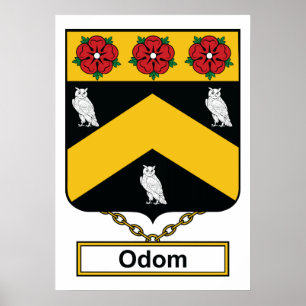 Odom Family Crest Poster