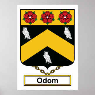 Odom Family Crest Poster