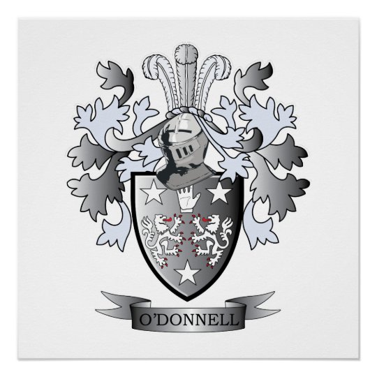 O'Donnell Coat of Arms Poster