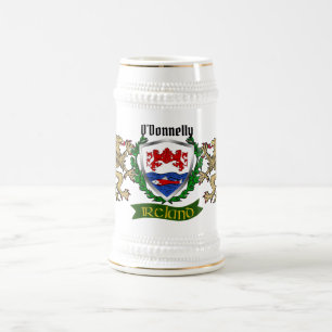 O'Donnelly/Donnelly Irish Shield Beer Stein