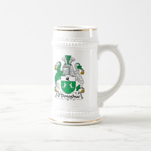 ODonoghue Family Crest Beer Stein