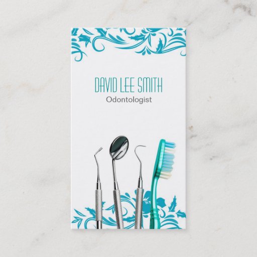 Customizable Odontologist Business Card