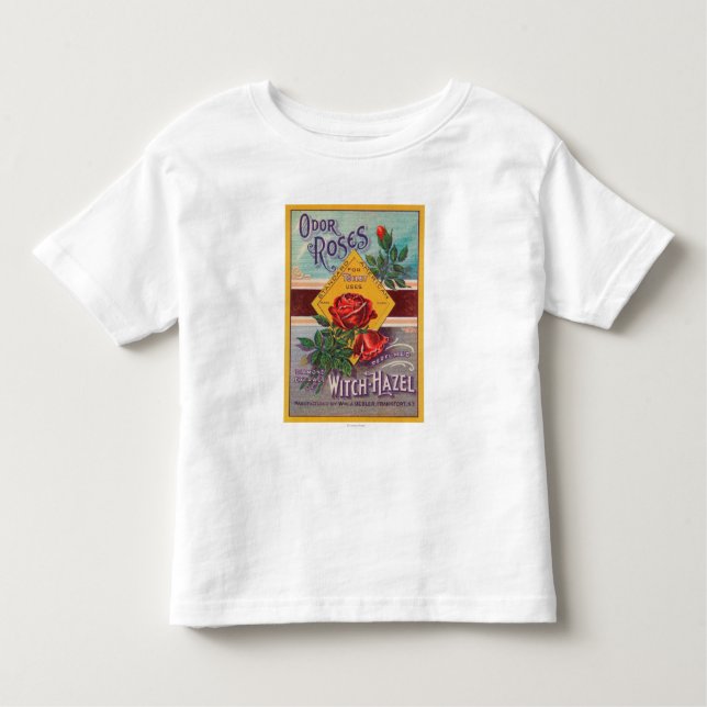 Odor Roses Witch-Hazel LabelFrankfort, NY Toddler T-shirt (Front)