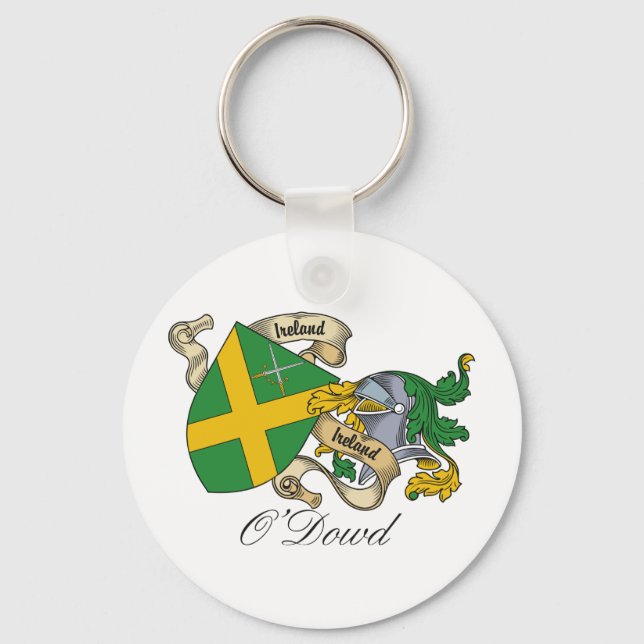 O'Dowd Family Crest Keychain (Front)