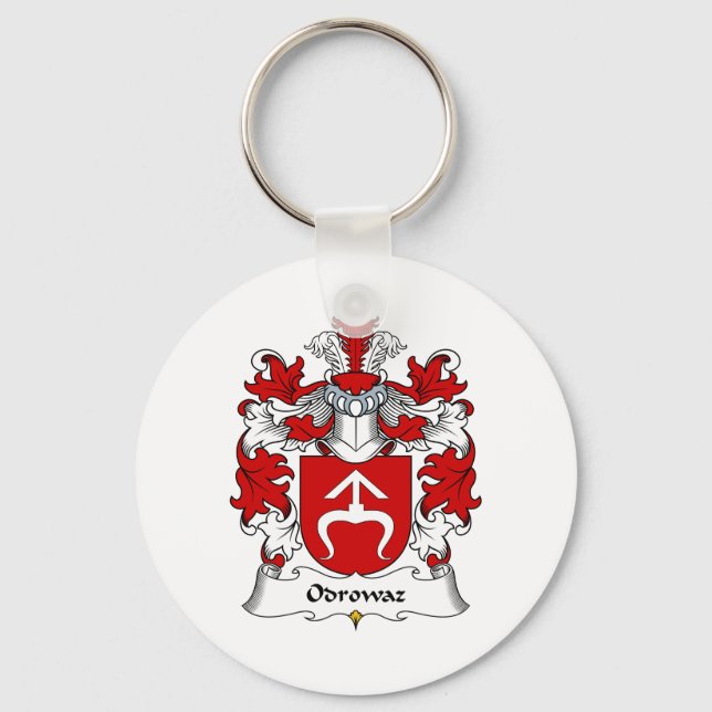 Odrowaz Family Crest Keychain (Front)