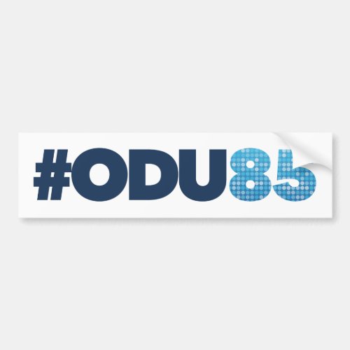 ODU 85th Anniversary Bumper Sticker