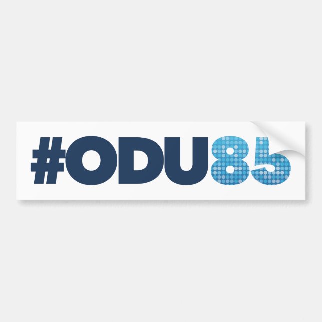 ODU 85th Anniversary Bumper Sticker (Front)