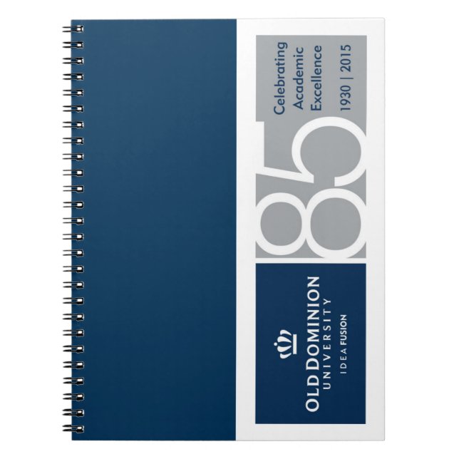 ODU 85th Anniversary Notebook (Front)