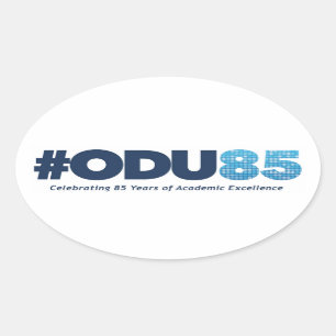 ODU 85th Anniversary Oval Sticker