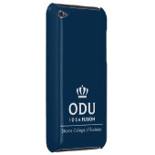 ODU Stacked Logo Barely There iPod Case (Back/Right)