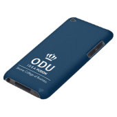 ODU Stacked Logo Barely There iPod Case (Bottom)