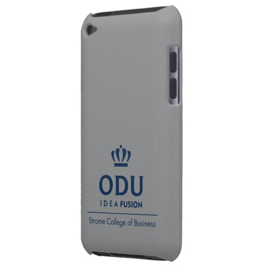 ODU Stacked Logo - Blue iPod Case-Mate Case (Back Left)