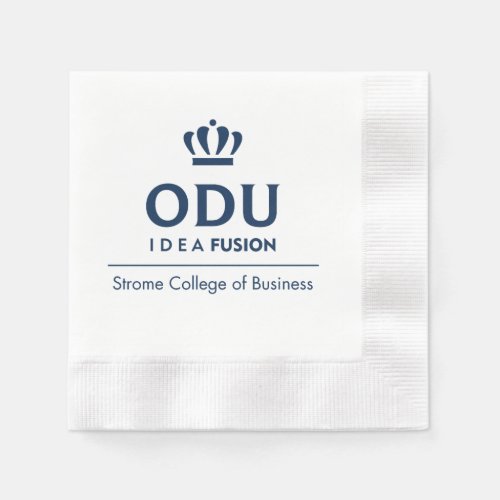 ODU Stacked Logo _ Blue Paper Napkins