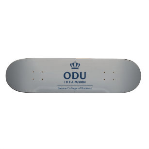 ODU Stacked Logo - Blue Skateboard