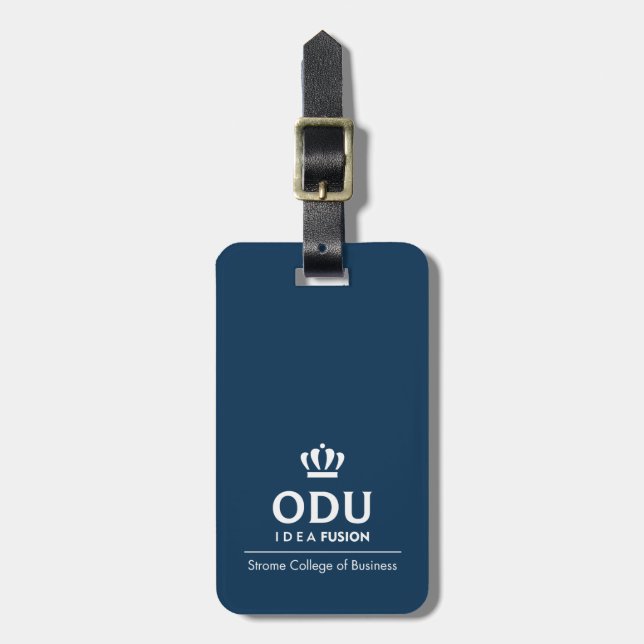 ODU Stacked Logo Luggage Tag (Front Vertical)