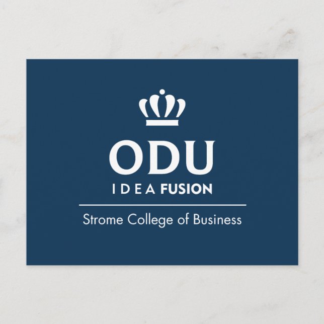ODU Stacked Logo Postcard (Front)