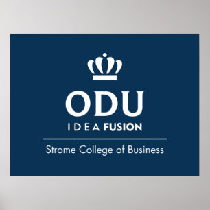 ODU Stacked Logo Poster
