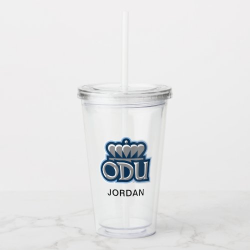ODU Stacked with Crown Acrylic Tumbler
