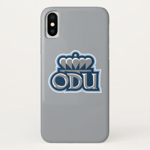 ODU Stacked with Crown iPhone X Case