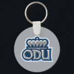 ODU Stacked with Crown Keychain<br><div class="desc">Check out these official Old Dominion University products on Zazzle.com! All of these products are customizable with your name, class year, club, or sport. They make the perfect gift for the ODU student, alumni, family, friend, or fan in your life. Support the Monarchs and show off your ODU pride by...</div>